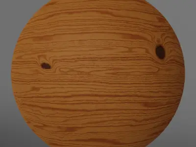 Seamless PBR Wood - Pine Dark 004 Texture