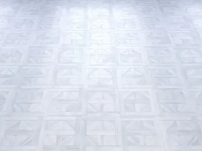 Parquet - Laminate - Wooden floor 4 in 1 Low-poly 3D model