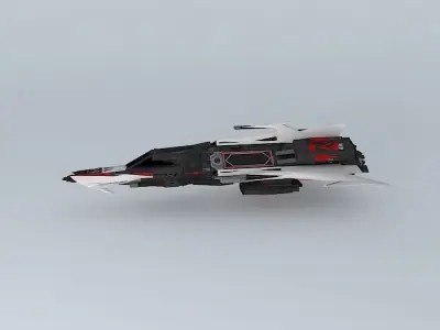 Dragon Class Heavy Attack Fighter FH1233B 3D model
