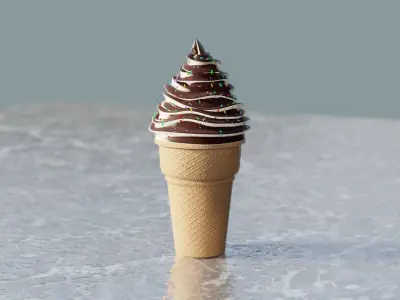 Ice cream 3d model 3D model