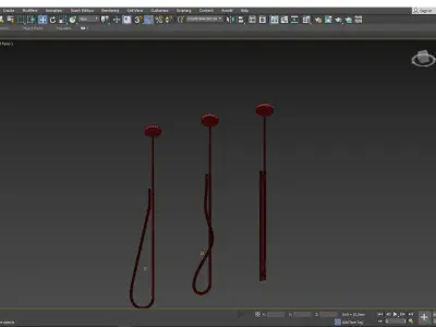 Luke lamp collection  Low-poly 3D model