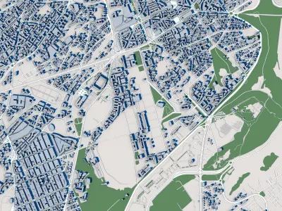 Rabat City Morocco 3D model