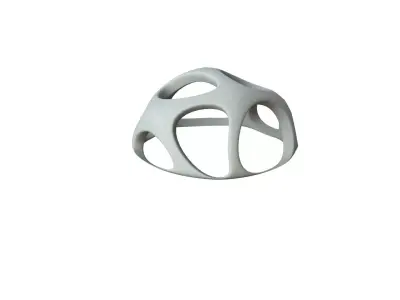 SciFi Cube Object No 47957 Low Poly Shape Low-poly 3D model