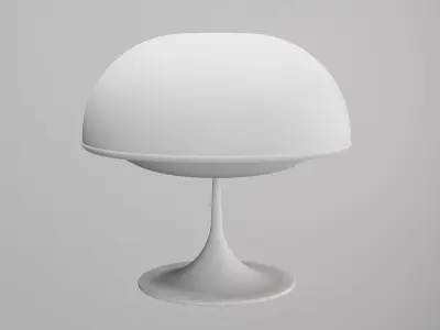 Retro Lamp 3D model