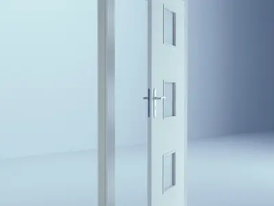 White Door 51 3D model