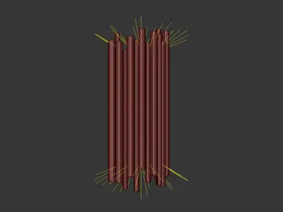 Modern Crystal Wall Lamp 3D model