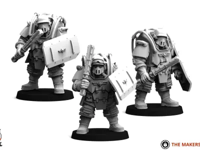 Universal Guard - Abhumans 3D print model