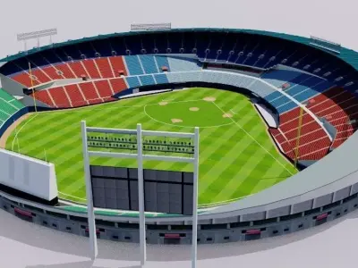 Jamsil Baseball Stadium - South Korea 3D model
