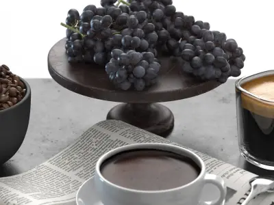 Coffee Set 3D model
