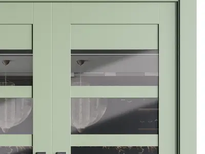 Modern entrance door 73 3D model