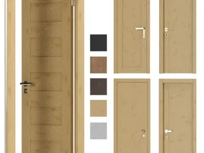 Interiors Doors 1 3D model