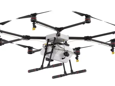 DJI Agras MG-1S Drone 3D model