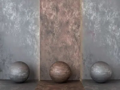 Laminam Oxide Tile Textures - 5 Color High-Res Set Texture