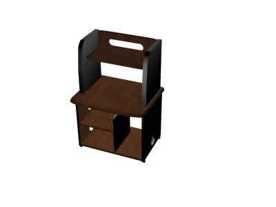 Computer table 3D model