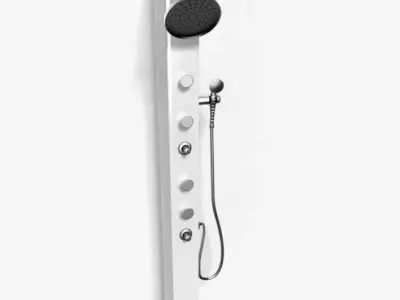 Modern Shower Panel 3D model buy