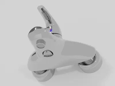 Bathtub faucet 3D model