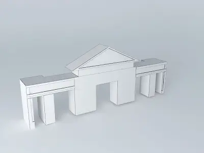 Door of the Carrack San Fernando Free 3D model