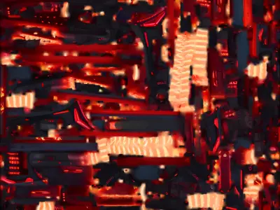 Charged Futuristic Laser Rifle 3D Model SciFi Energy Weapon Low-poly 3D model