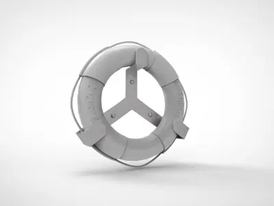 LIfebuoy 3d Print 3D print model