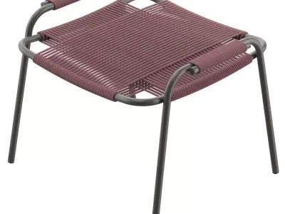 UNOPIU Coco footstool Low-poly 3D model