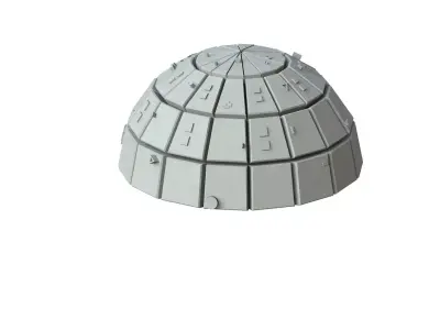 Sci Fi Object No 3836 Low Poly Low-poly 3D model