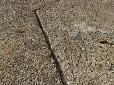 concretetile octagon of concrete 3D model