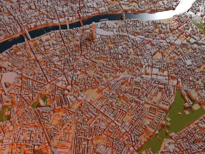 London 3D Map 3D model