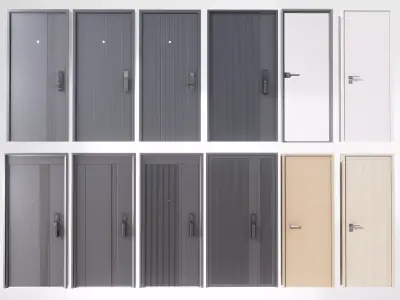 doors Password-doors 3D model