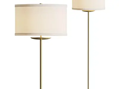 kate spade new york Walker Medium Floor Lamp 3D model
