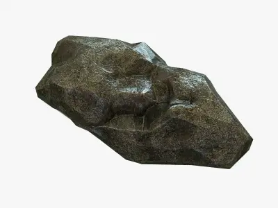 Small Stone Low-poly 3D model