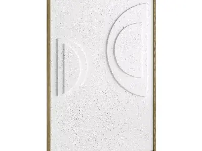 Set of two paintings Pair 27 3D model