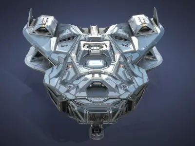  Sci-fi Spaceship PBR 