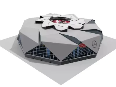 Mercedes Benz Stadium 3D 3D model
