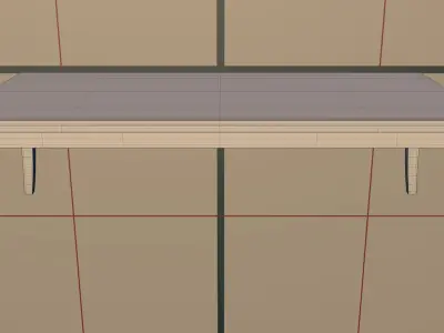 Coffe table PBR 3D model