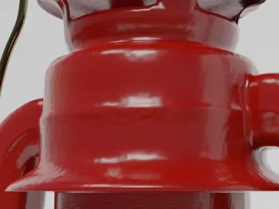 Oil Lamp 3D model 5