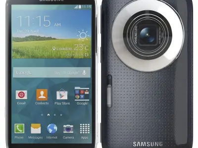 Samsung Galaxy K Zoom black 3D model