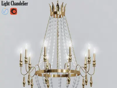 Cyan Design Alexandra 9 Light Chandelier 3D model