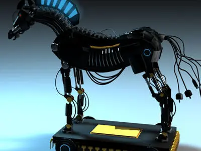 Trojan horse 3D model