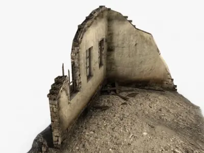 Building ruins 3D model