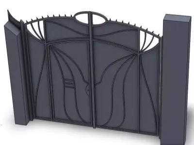 Dracula gate 3D model