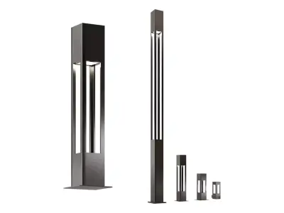 Set of lanterns 3D model