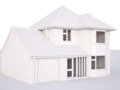 British House Queens Edith Way 2 3D model