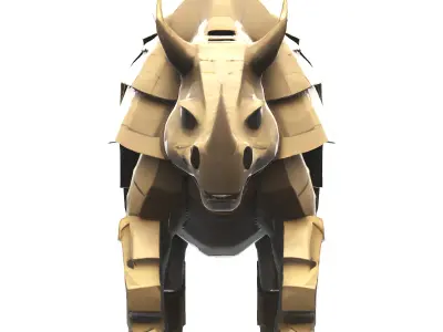 Armored Rhino Sentinel 3D print model