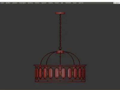 Crystal Pendant 8 Low-poly 3D model