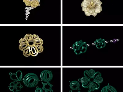 Light Weight charms Pendant 3dm stl 3D print model 3D print model