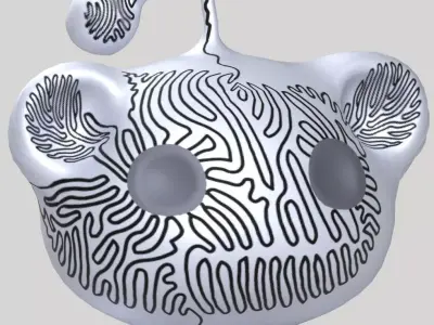 Nft Model Reddi Metal Low-poly 3D model