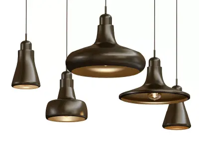SHADOW set of pendant lights 3D model