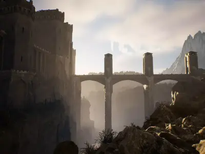 Castle Low-poly 3D model