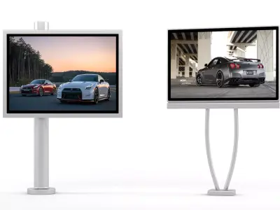 Outdoor Billboard 3D model