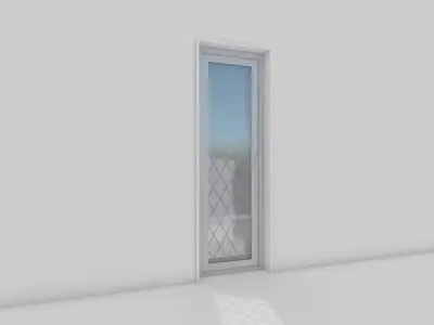 Japanese Window Terrace door 3D model